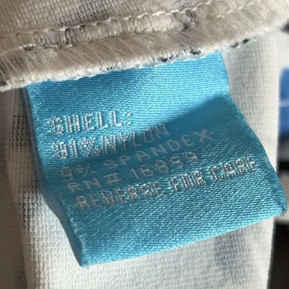 J McLaughlin Tunic Top Catalina Cloth Black White Phoenix Print 3/4 Sleeve Sz M - Picture 8 of 11